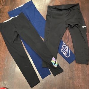 Girls Nike Leggings & Tights bundle | size: large